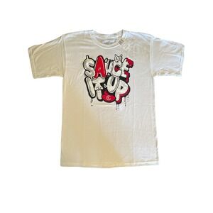 Effectus Clothing Youth Sauce It Up Cotton T Shirt Size XL Made in the USA